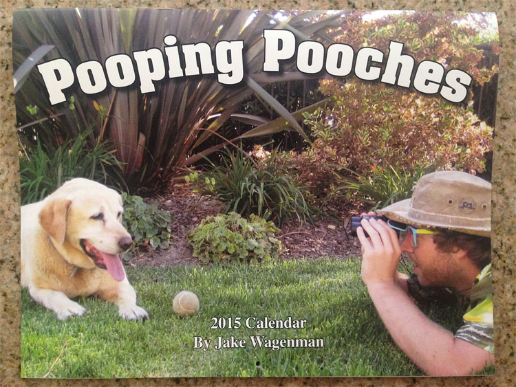 Pooping Dogs Calendar 2015