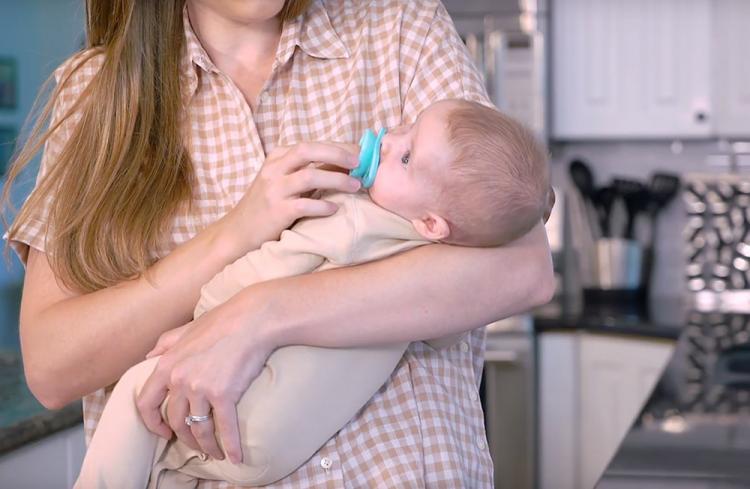 Pop Pacifier Automatically Closes When Dropped - Always clean baby pacifier