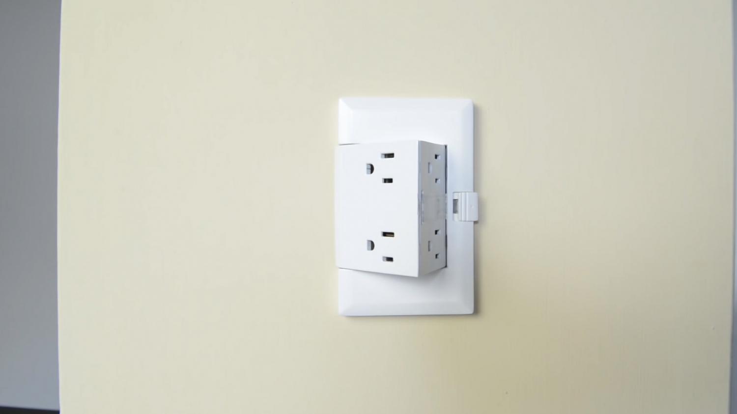 Pop-Out Outlets Double The Number Of Things You Can Plug In - THEOUTLET smart pop-outlets