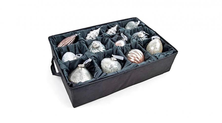 Pop-up Christmas Ornament Storage Case - Telescoping christmas bulbs storage luggage box