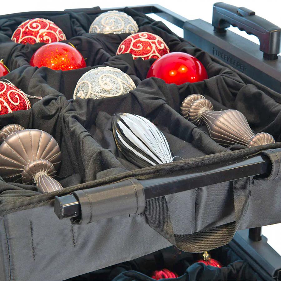 Pop-up Christmas Ornament Storage Case - Telescoping christmas bulbs storage luggage box