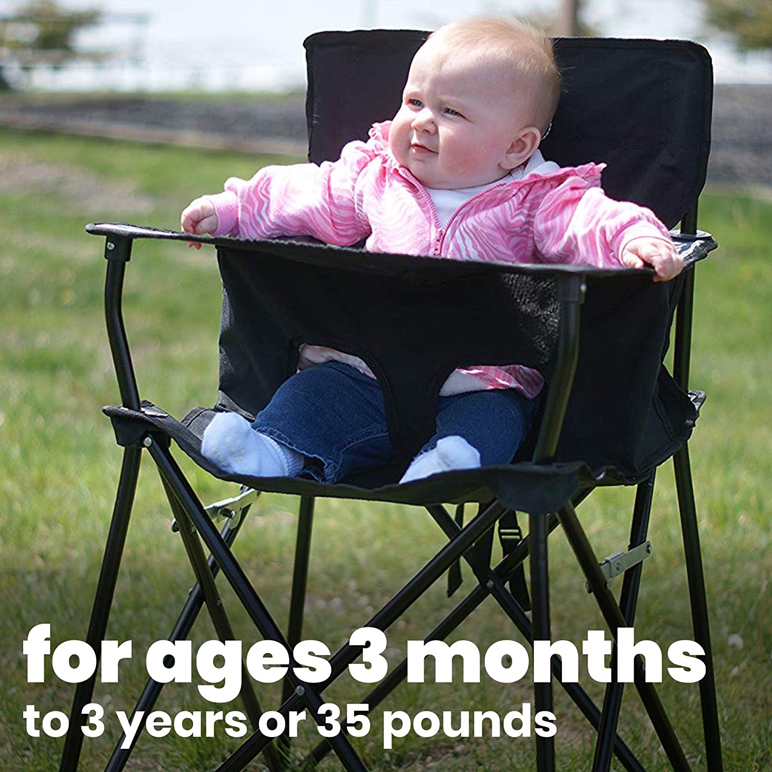 Portable high chair - camping baby high chair