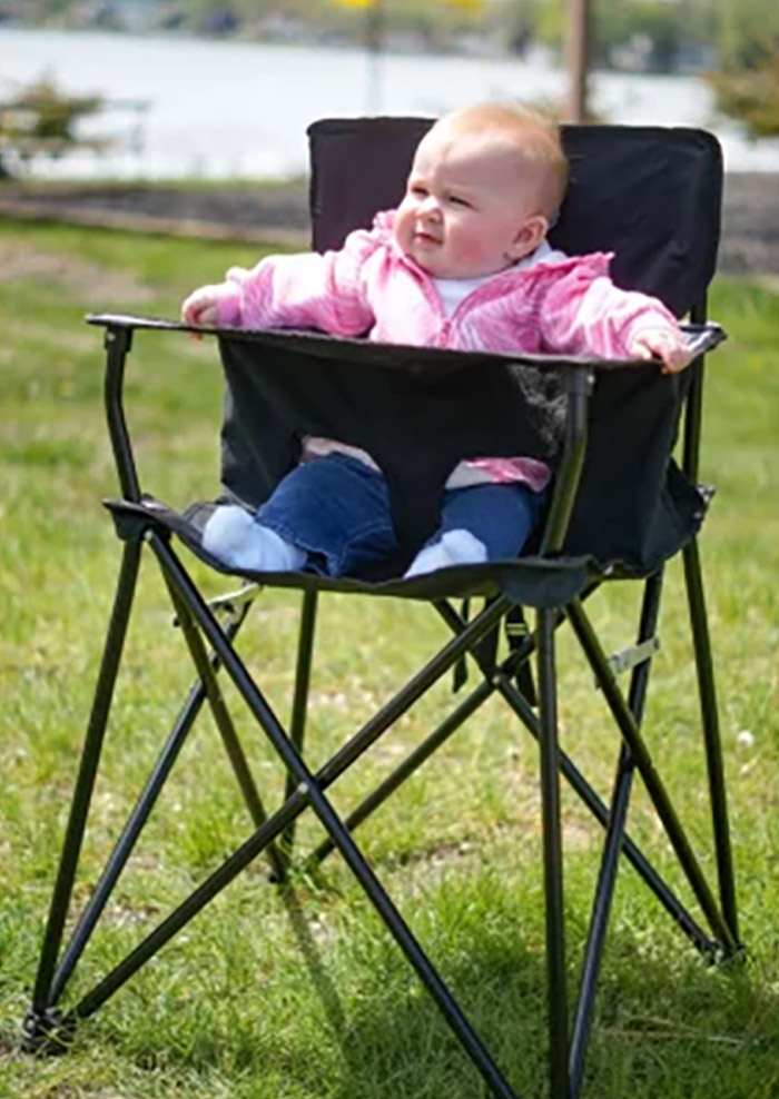 Portable high chair - camping baby high chair