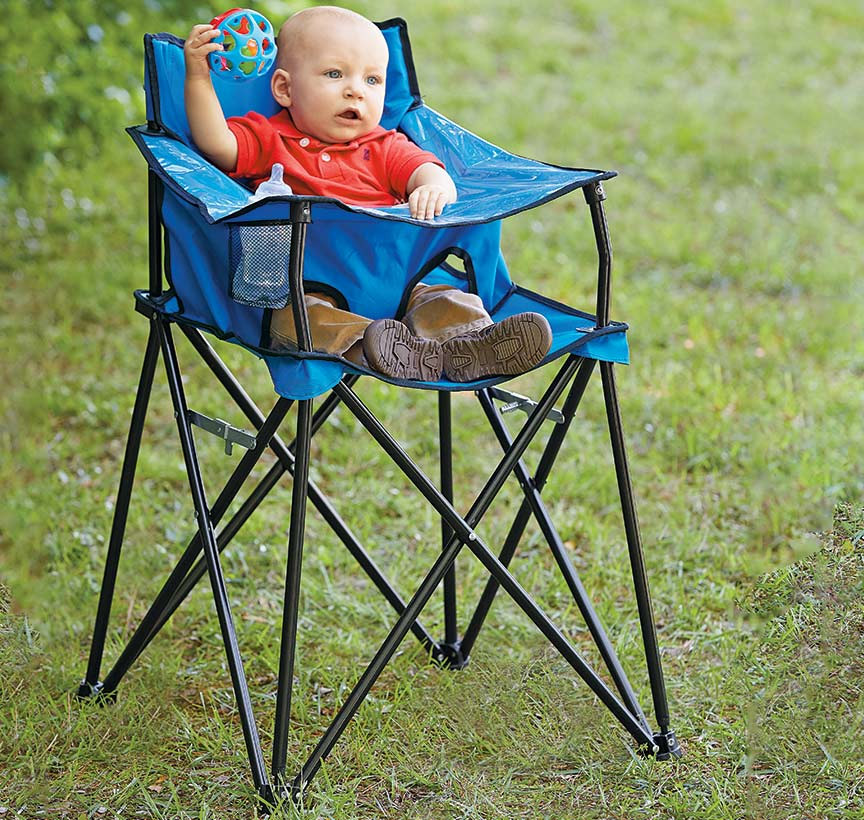 Portable high chair - camping baby high chair