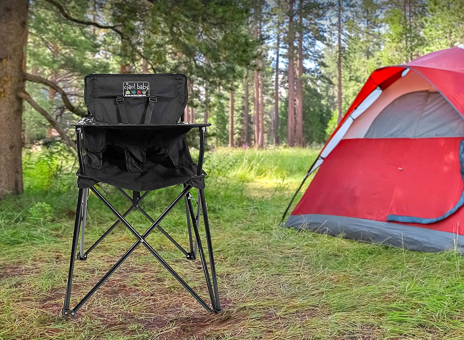 Portable high chair - camping baby high chair