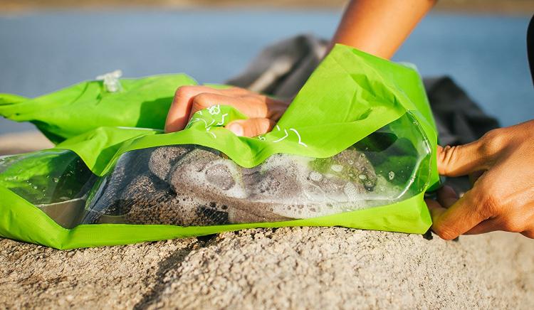 Scrubba Laundry System Wash Bag - Portable washing machine - Wet bag laundry system washes your clothes on the go - Camping Laundry Wash Bag