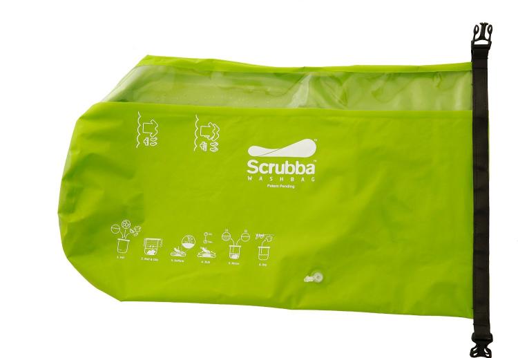 Scrubba Laundry System Wash Bag - Portable washing machine - Wet bag laundry system washes your clothes on the go - Camping Laundry Wash Bag