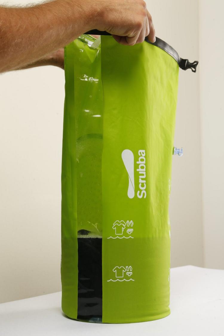 Scrubba Laundry System Wash Bag - Portable washing machine - Wet bag laundry system washes your clothes on the go - Camping Laundry Wash Bag