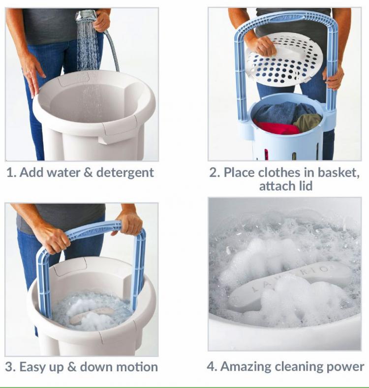 Lavario Portable Manual Washer