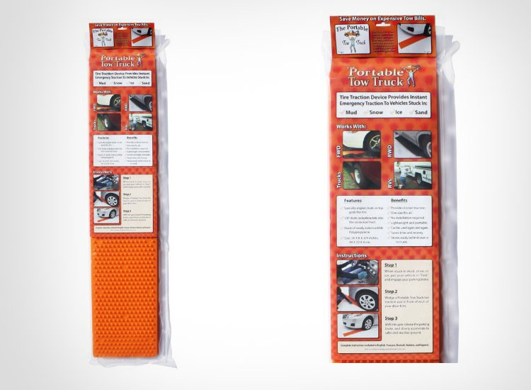Portable Tow Truck Tire Traction Strips
