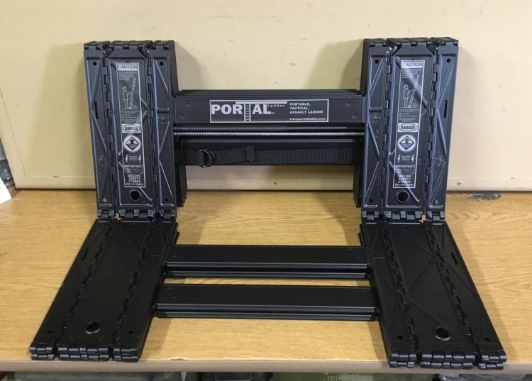 Portal Ladder Tactical Collapsible Ladder - Military ladder folds down in seconds
