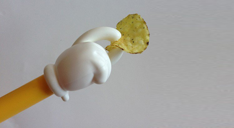 Chip Grabber Arm - Crisp Picker-Upper - Snack Grabbing Arm - No Messy Hands