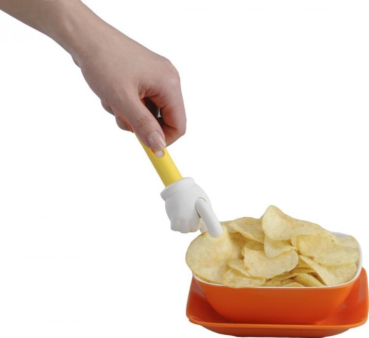 Chip Grabber Arm - Crisp Picker-Upper - Snack Grabbing Arm - No Messy Hands