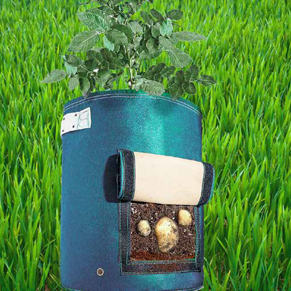 BloemBagz Fabric Potato Planter - Velcro Flap Reveals Potatoes For Harvesting
