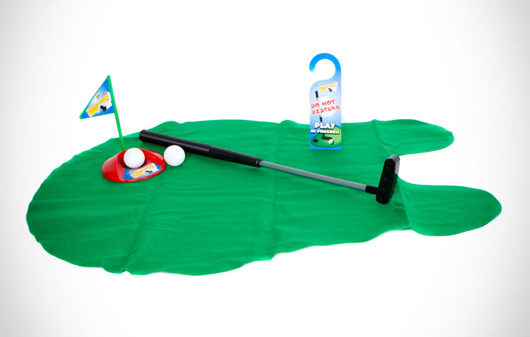 Toilet Putting Green - Potty Putter Toilet Time Golf Game