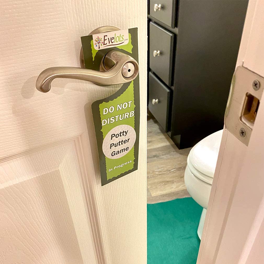 Toilet Putting Green - Potty Putter Toilet Time Golf Game