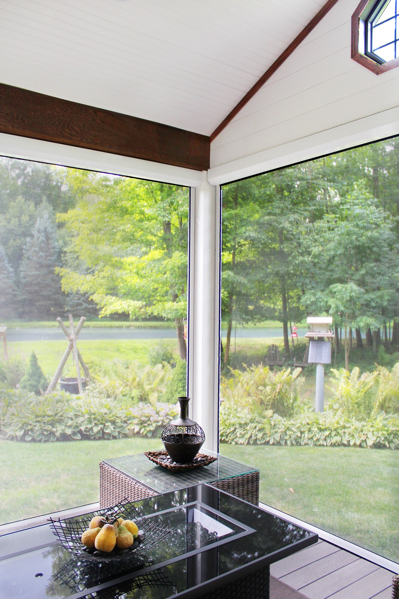 Power Screens Automatically Screen-In Your Patio With The Push of a Button - Automatic power patio screens