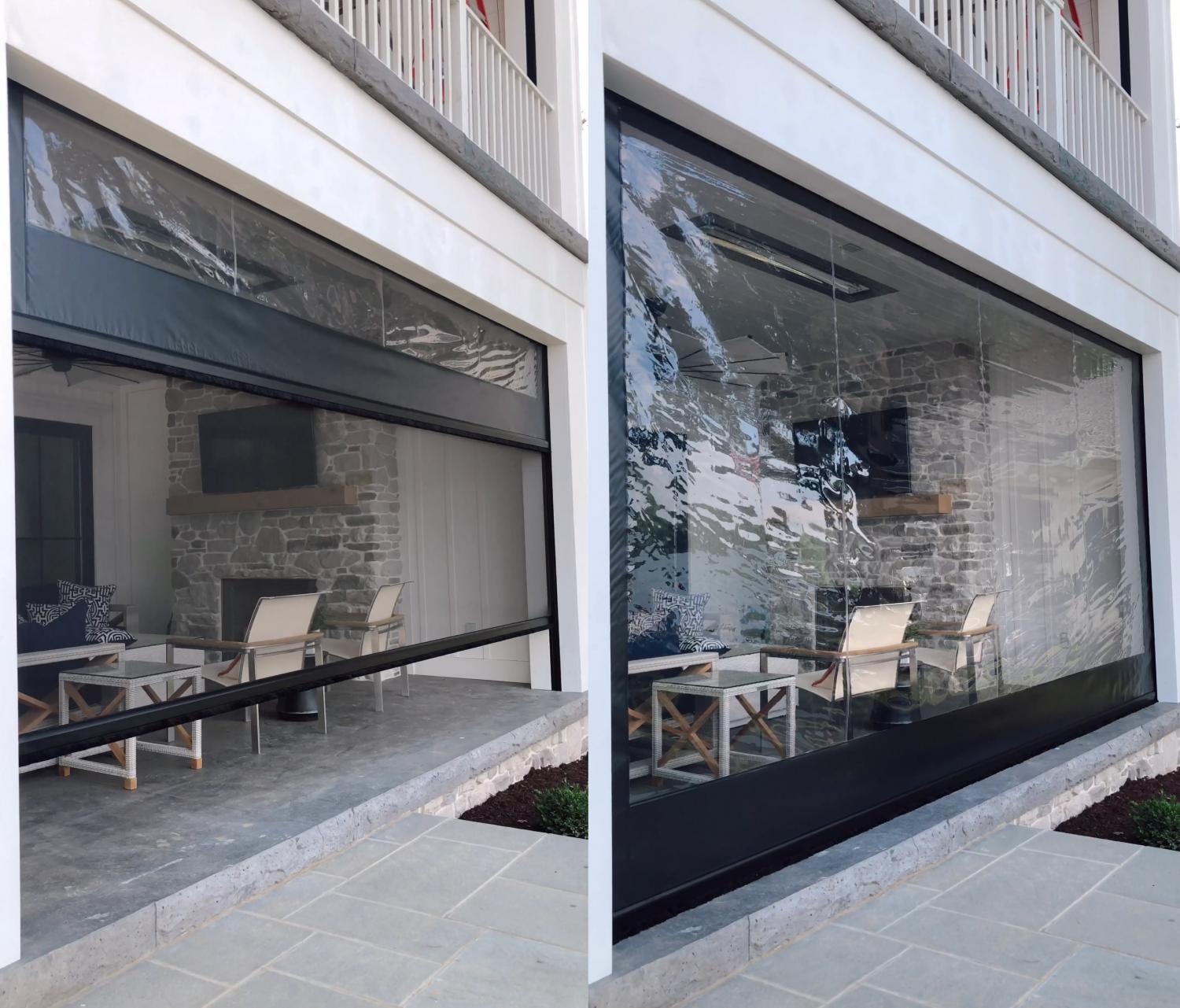 Power Screens Automatically Screen-In Your Patio With The Push of a Button - Automatic power patio screens