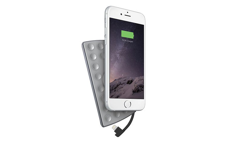PowerSkin PoP'n 3 - Suction cup external battery