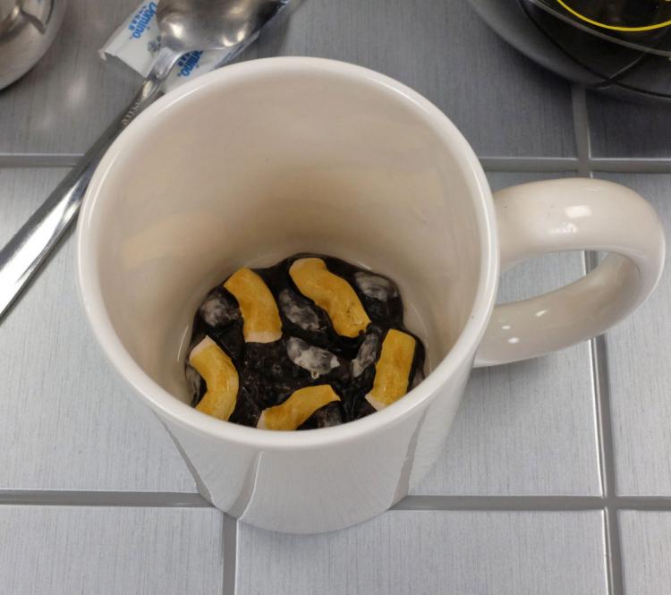 Prank Coffee Mug Cigarettes In Ashtray