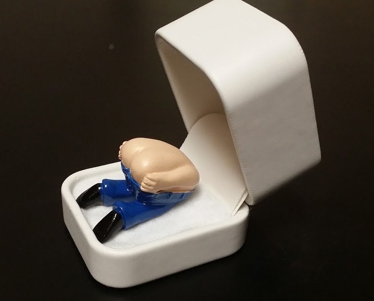 The Moon Ring - Prank Engagement Ring - Farting Engagement Ring Box