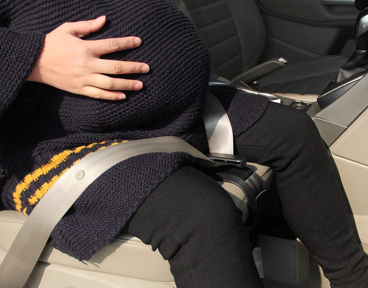 Pregnancy Car Seat Belt - Maternity Seat Belt Protects Fetus in car accident