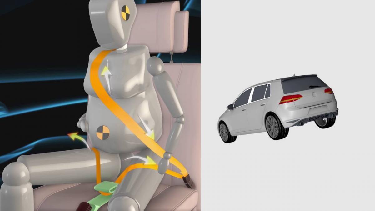 Pregnancy Car Seat Belt - Maternity Seat Belt Protects Fetus in car accident