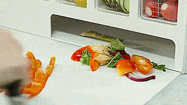Prepdeck all-in-one food prep hub - magnetic cutting board cooking hub