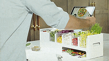 Prepdeck all-in-one food prep hub - magnetic cutting board cooking hub