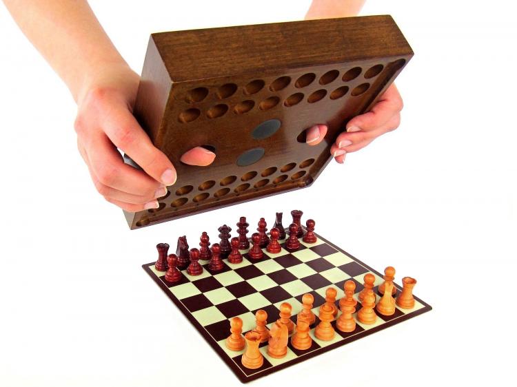 Preset Chess Board - Magnetic Travel Chess Board