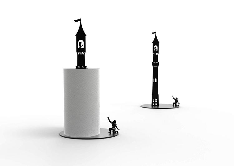 Princess In The Tower Paper Towel Holder - Unique Fable Story Paper Towel Holder Design