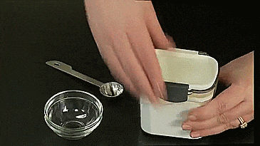 Progressive ProKeepers Unique Baking Ingredients Container Set - 8 piece container set with self-leveling features, and powdered sugar sprinkling spoon