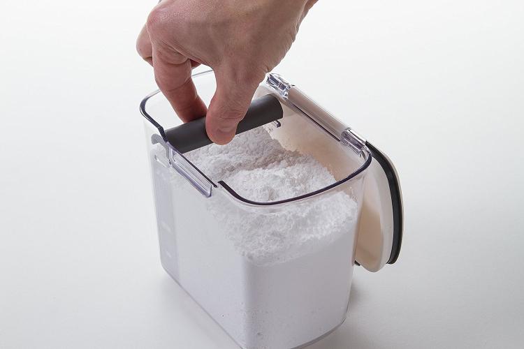Progressive ProKeepers Unique Baking Ingredients Container Set - 8 piece container set with self-leveling features, and powdered sugar sprinkling spoon