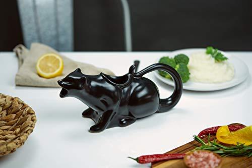 Puking Cat Gravy Boat - Vomiting Kitty Sauce Server