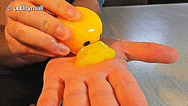 Puking Egg Yolk Stress Ball