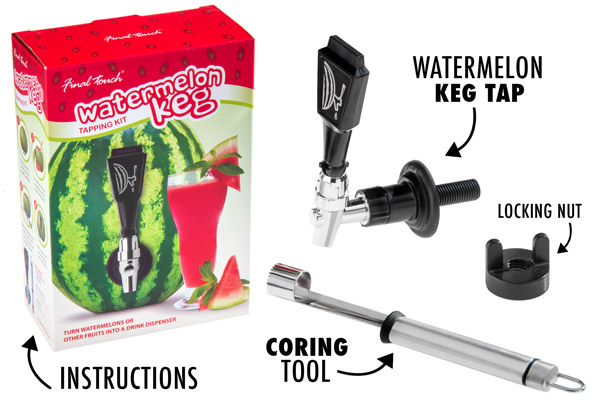 Watermelon Keg Tap