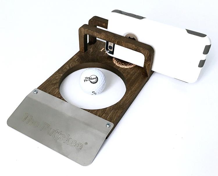 PuttSkee Putter Camera Holder - Puttskee PuttCam - Mobile putting green with smart phone camera holder