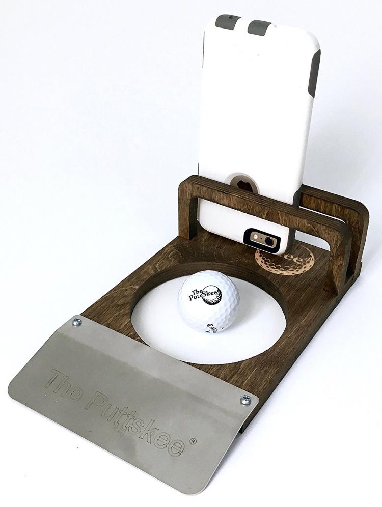 PuttSkee Putter Camera Holder - Puttskee PuttCam - Mobile putting green with smart phone camera holder