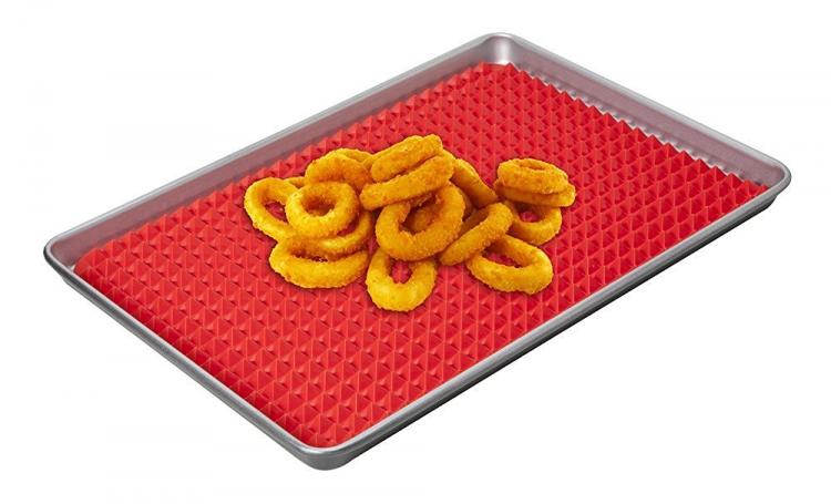 Pyramid Pan: Cooks Food Evenly - No Stick cooking mat