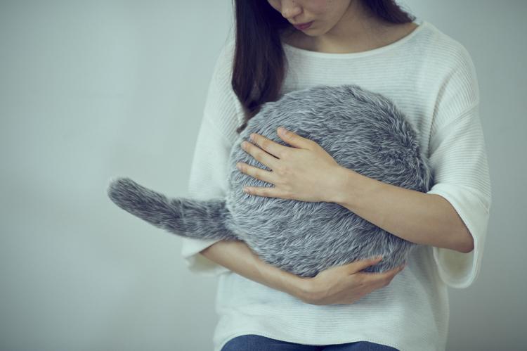 Qooboo Robotic Fake Cat That Wags Its Tail - Weird fake cat robot