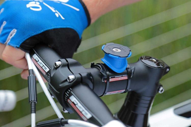 Quad Lock Bike Mount - Snap in phone mount for bicyclists