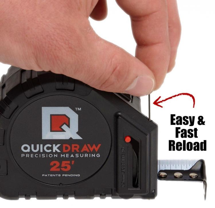 Pencil Tape Measuring - Measuring Tape With Graphite Pencil Marker On Bottom