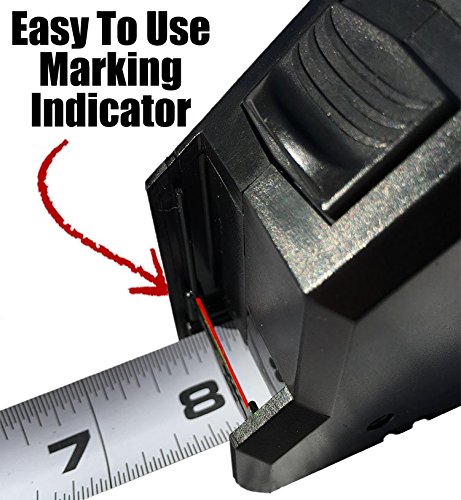 Pencil Tape Measuring - Measuring Tape With Graphite Pencil Marker On Bottom