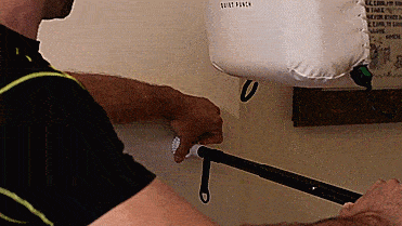 Quiet Punch: Punching Bag That Attaches To Any Door-Frame