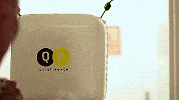 Quiet Punch: Punching Bag That Attaches To Any Door-Frame