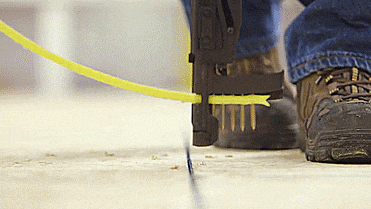 Quik Drive Stand Up Driver - Extended Long Screw Driver - Stand Up Floorboard drill