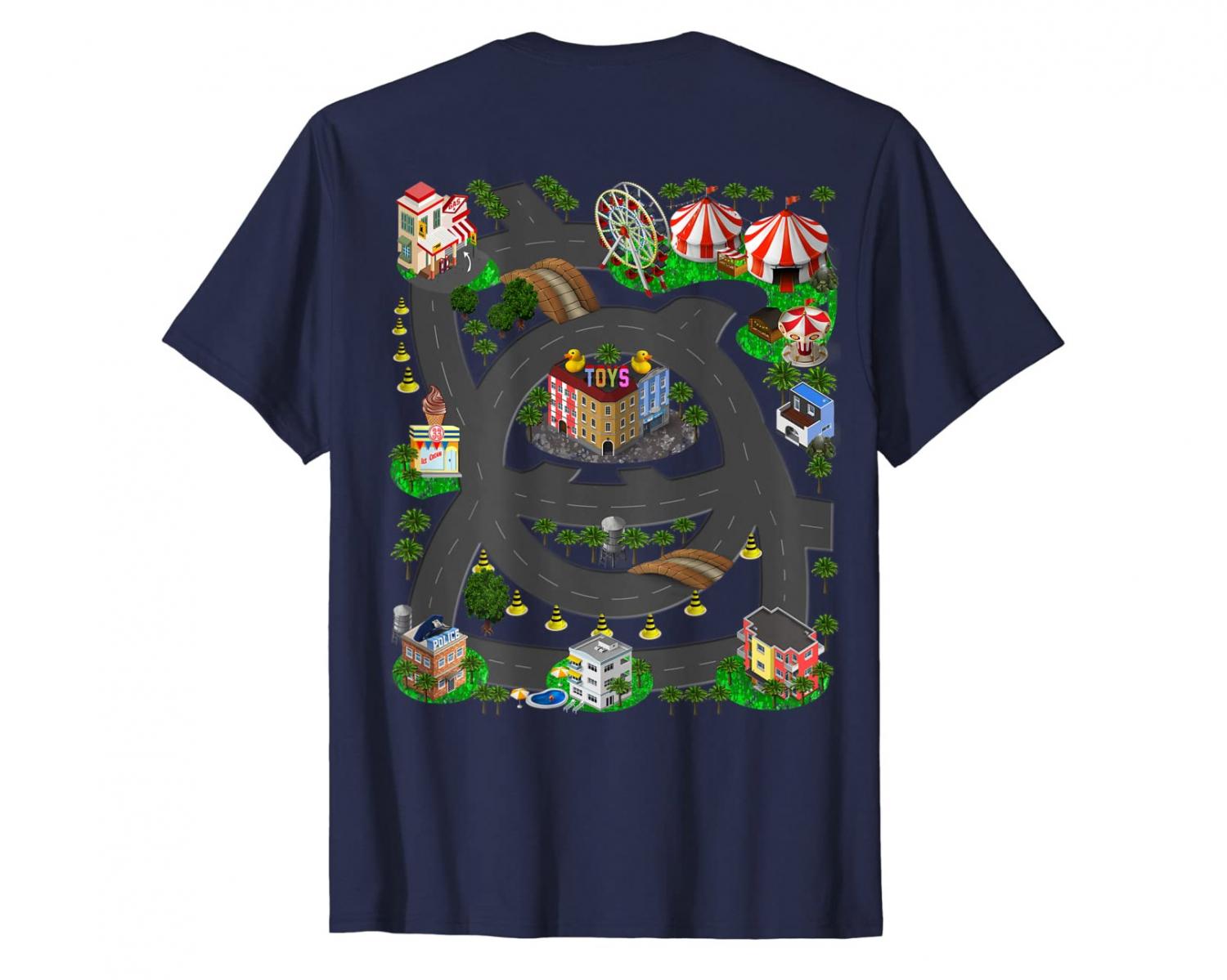 Race Track T-Shirt For Dad