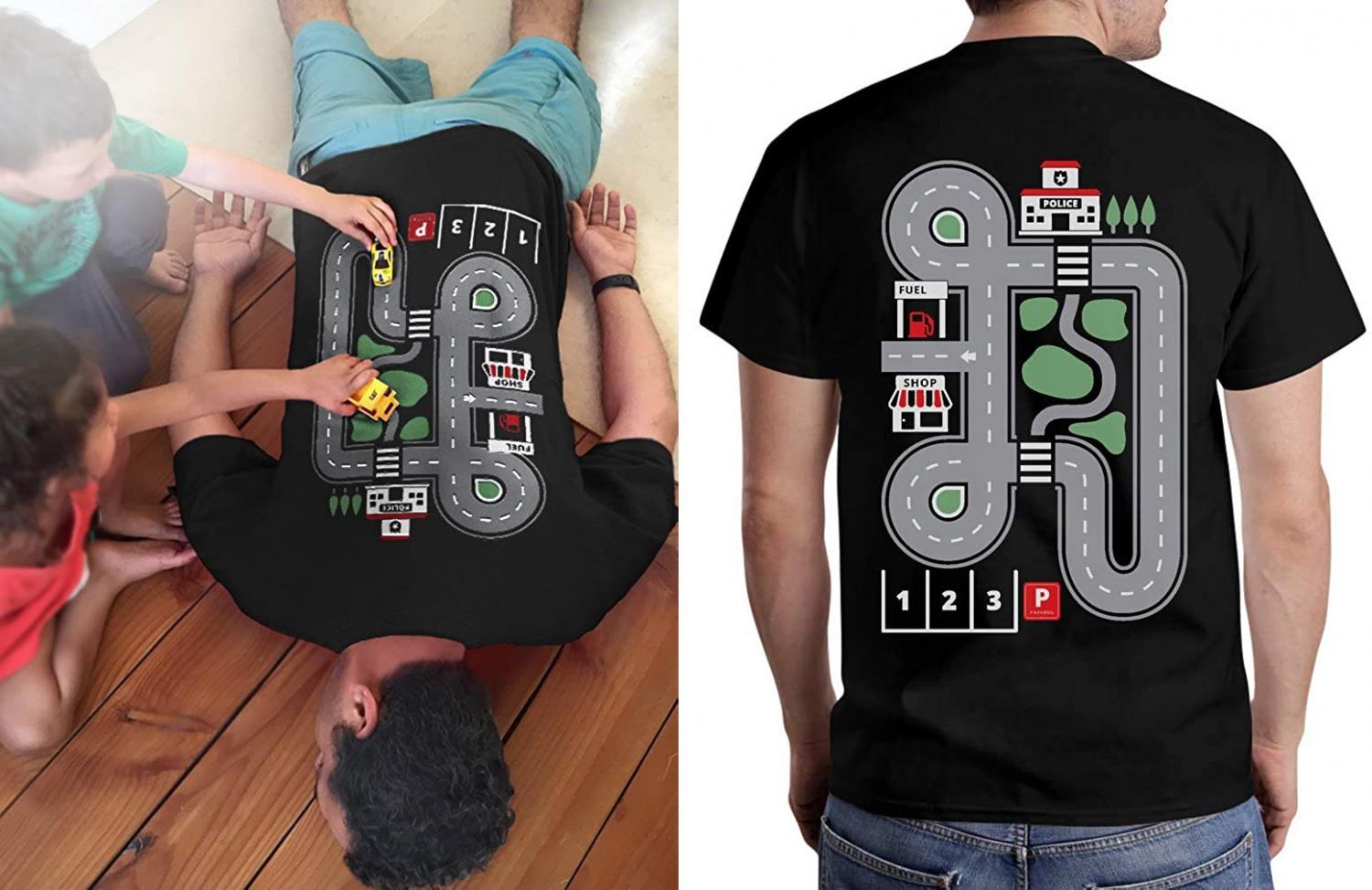 Race Track T-Shirt For Dad