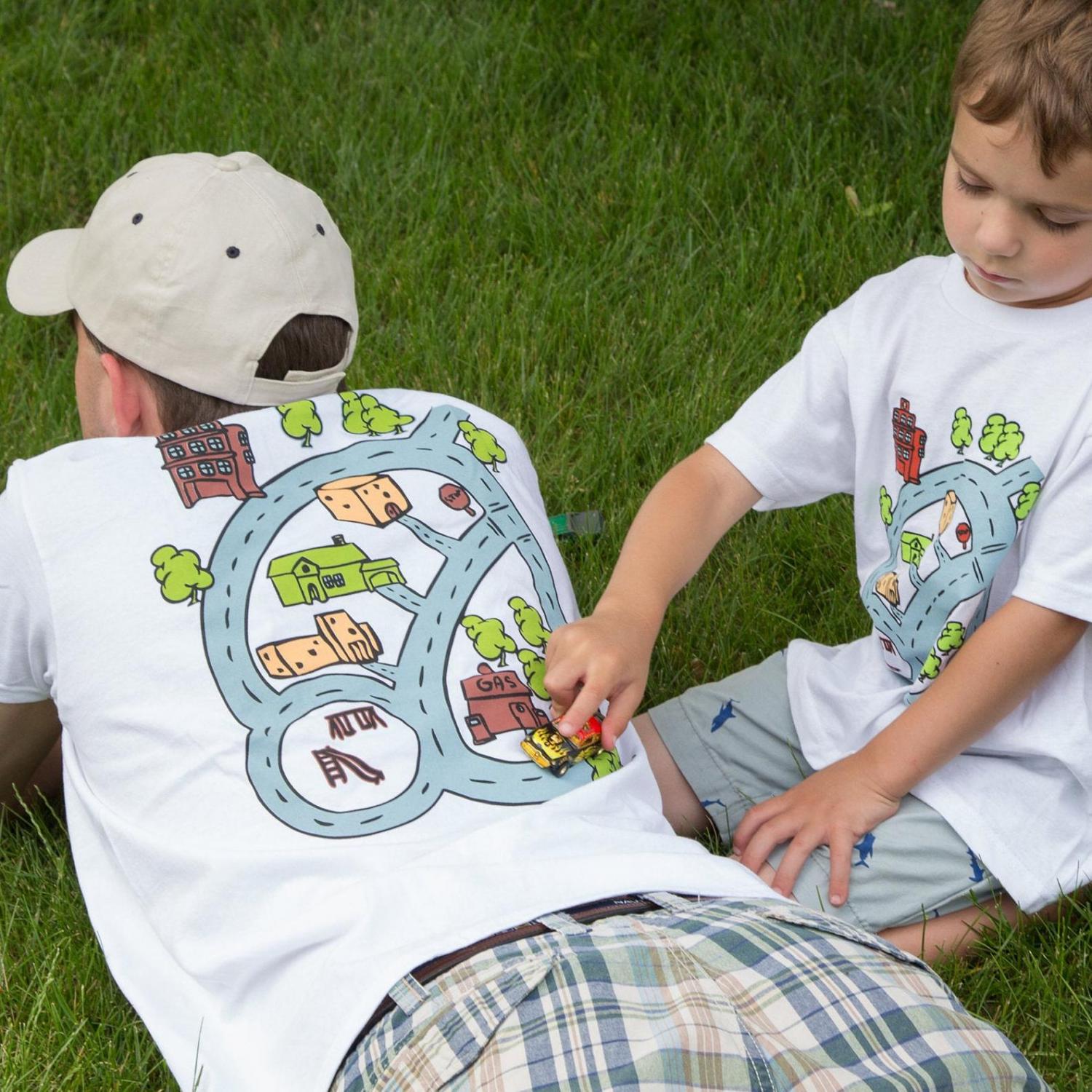 Race Track T-Shirt For Dad