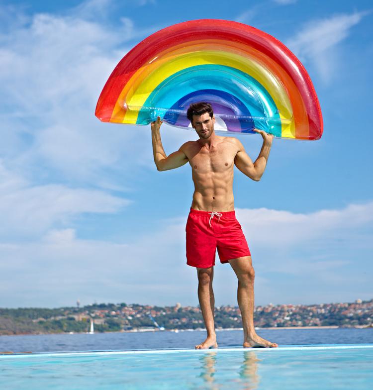 Rainbow Pool Float
